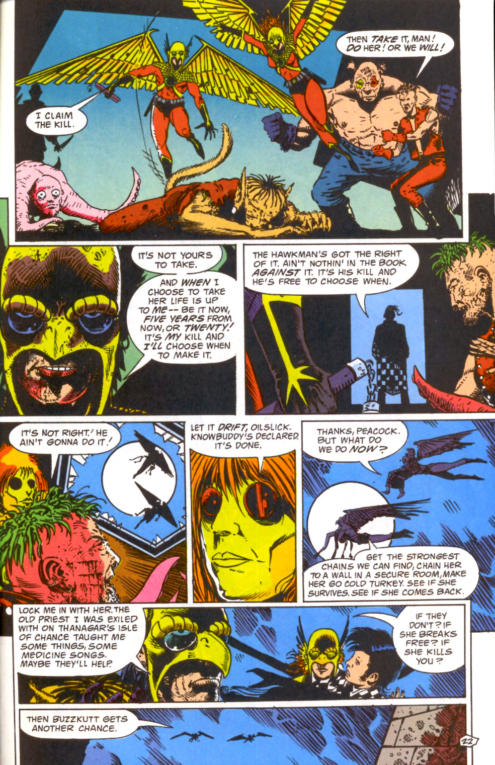 Read online Hawkworld (1990) comic -  Issue #30 - 23