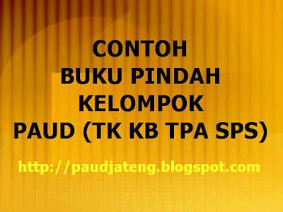 Contoh Format Buku Ekspedisi Lembaga Paud Paud Jateng