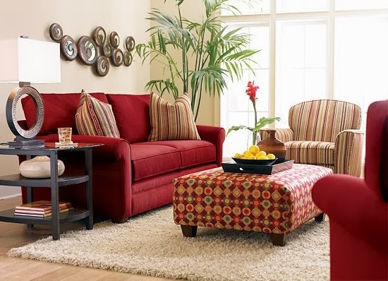 Interior colors  combinations 1 Beige  Red The Grey Home