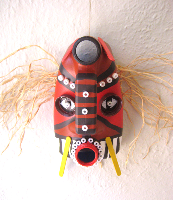 My Adventures In Positive Space Recycled African Masks