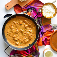  Frango cremoso com caju e garam massala