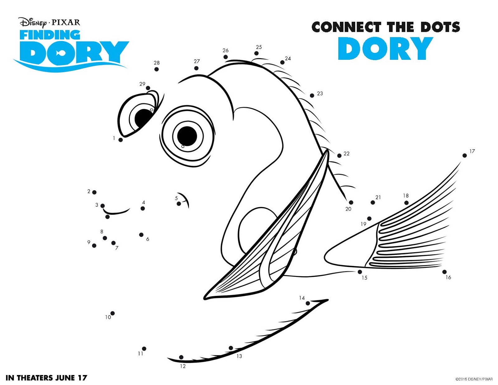 Beautiful Finding Dory Coloring - Findingdory5702e062bcbac