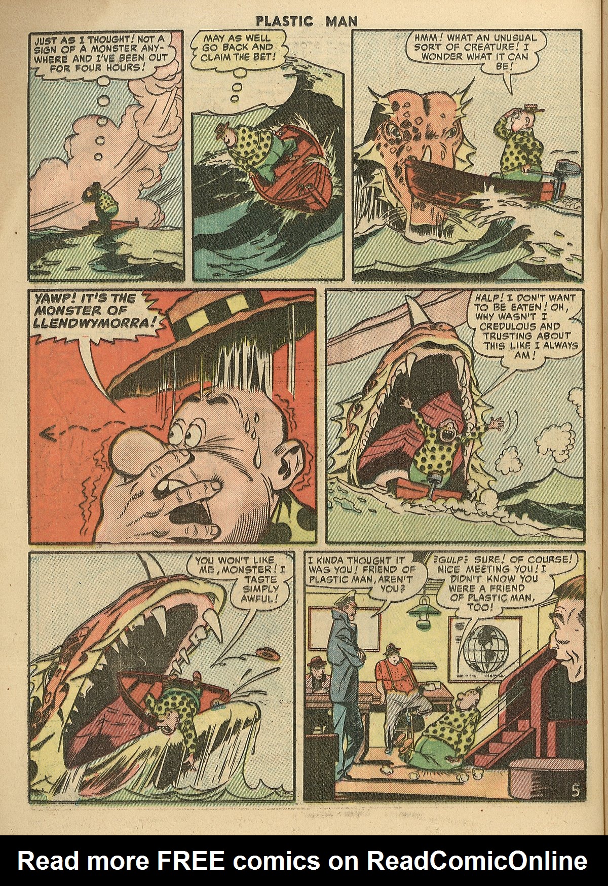 Read online Plastic Man (1943) comic -  Issue #28 - 30