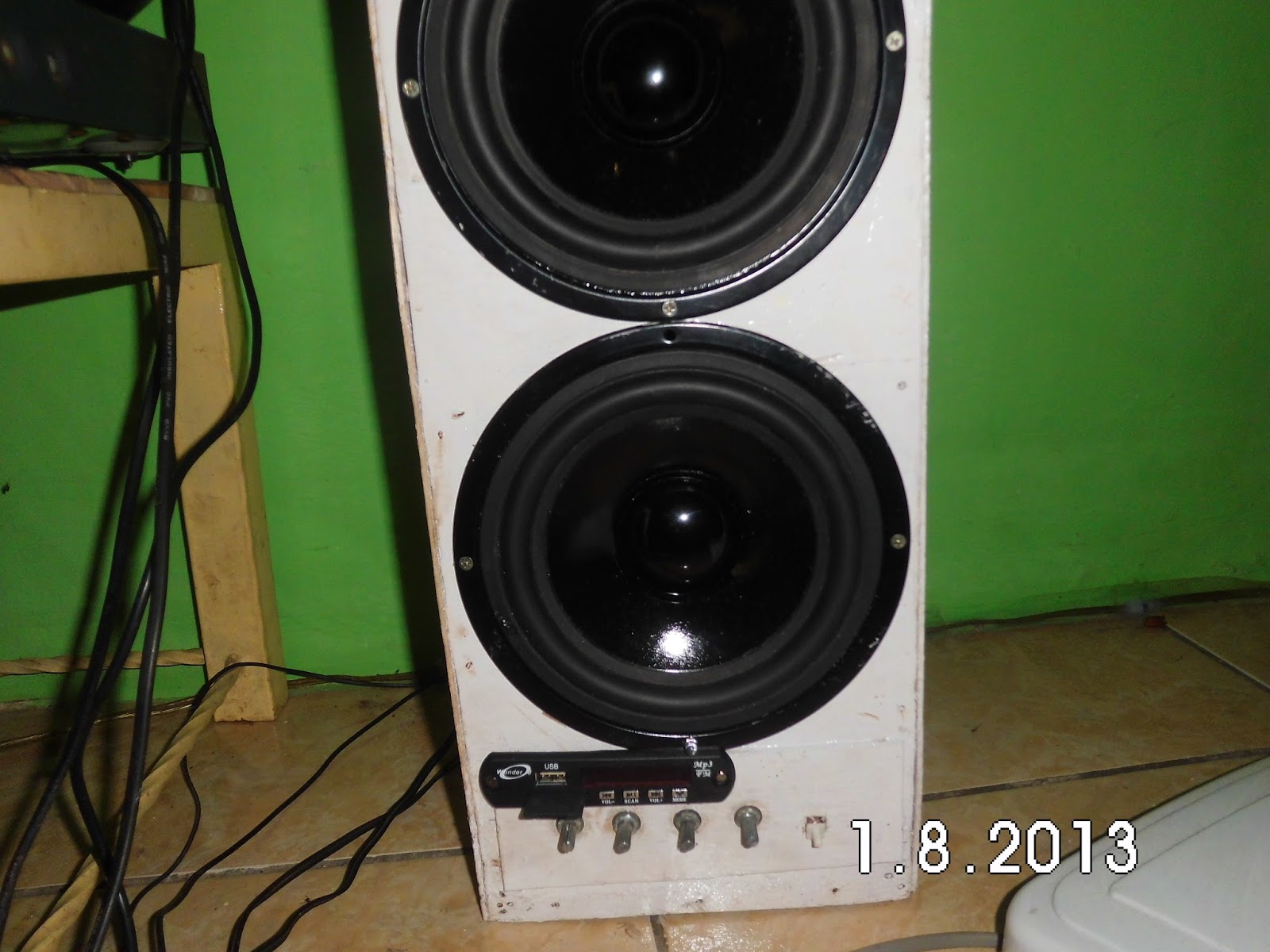 Cara Merakit Speker Aktif Dengan Memakai Usb Mp3 Player