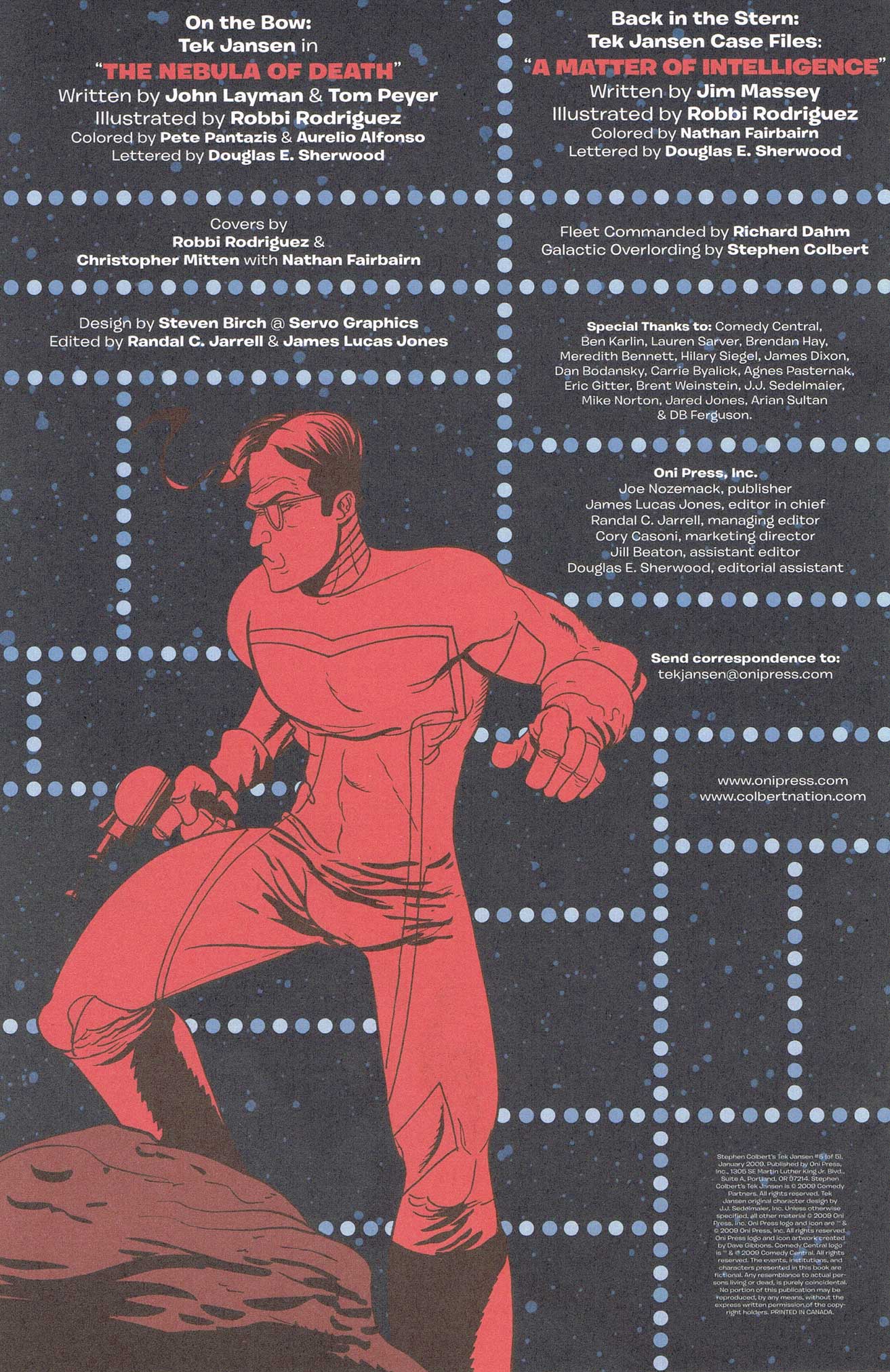 Read online Stephen Colbert's Tek Jansen comic -  Issue #5 - 11