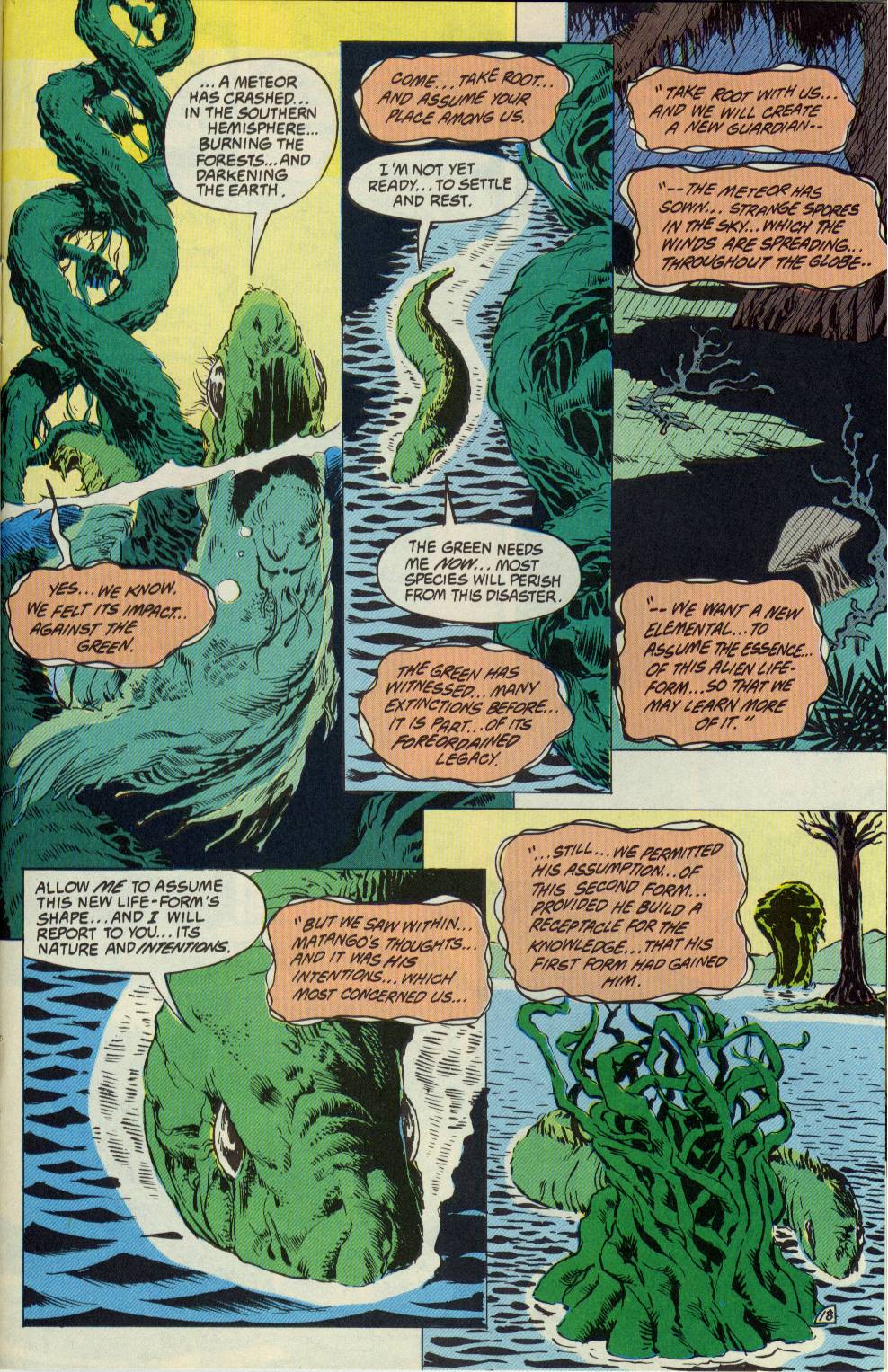 Read online Swamp Thing (1982) comic -  Issue #104 - 17