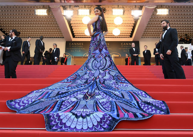 Aishwarya Rai Looks Ethereal in Michael Cinco at Cannes 2018