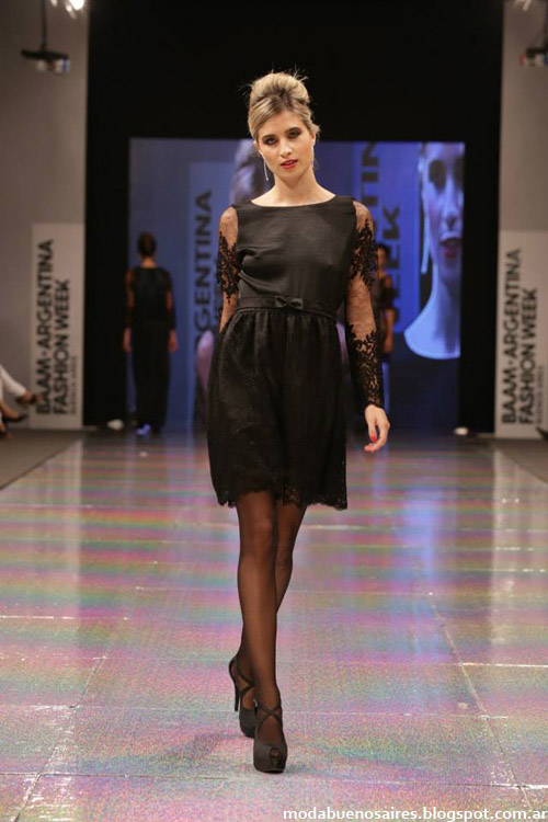 Adriana Costantini otoño invierno 2014 vestidos de moda 2014.