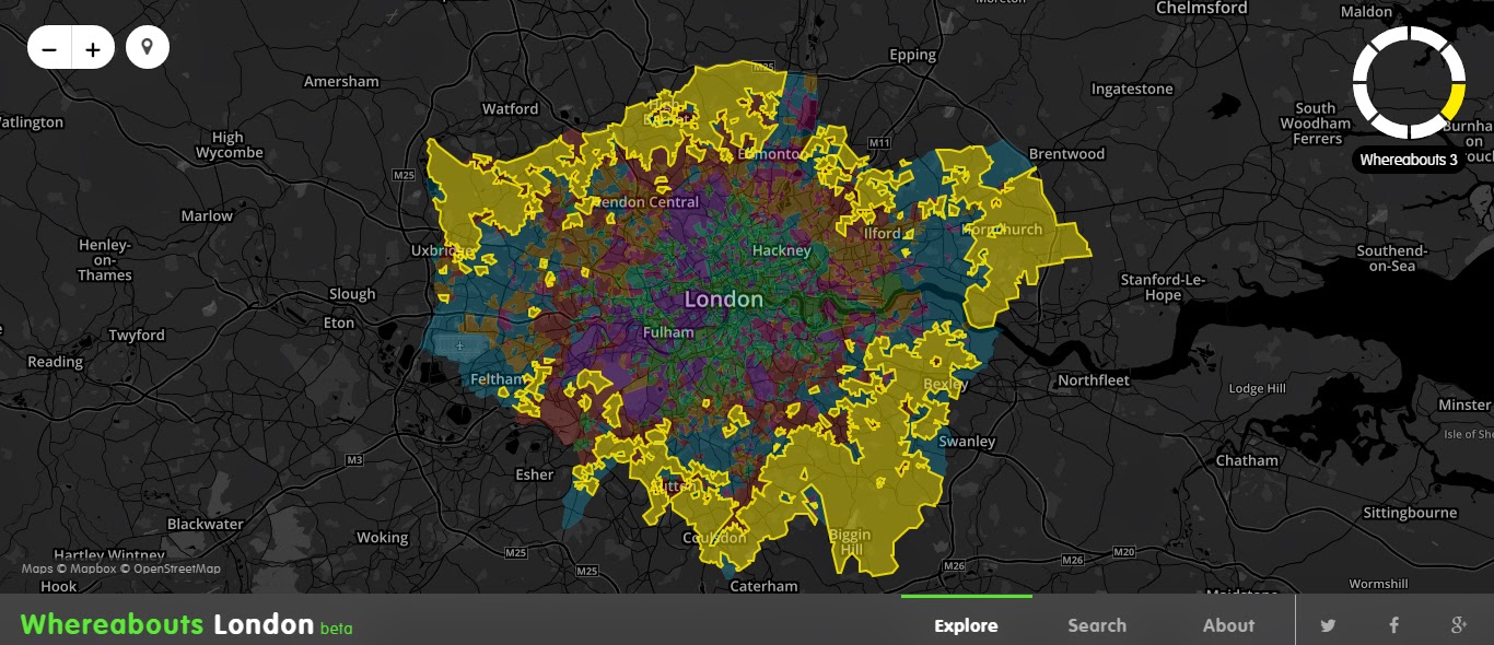 WHEREABOUTS London Can gps your address?