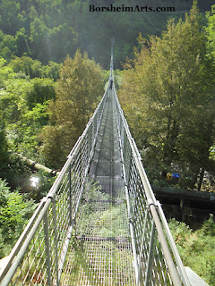 Ironworks Suspended Bridge, near Abetone, Italy