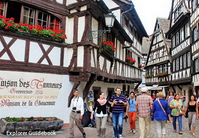 Tempat wisata terkenal di Perancis Strasbourg alsace perancis