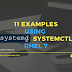 Tutorial / Cheatsheet: 11 examples to use systemctl to manage unit files and service in RHEL 7 / CentOS 7