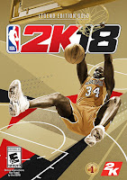 NBA 2K18 Game Cover PC Legend Edition Gold