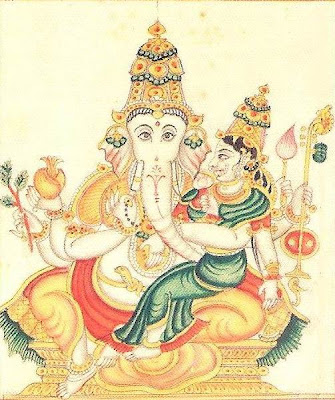 Picture of Ucchista Ganapati Form of Lord Ganesha