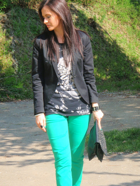 HeadInTheClouds: OOTD: GREEN PANTS