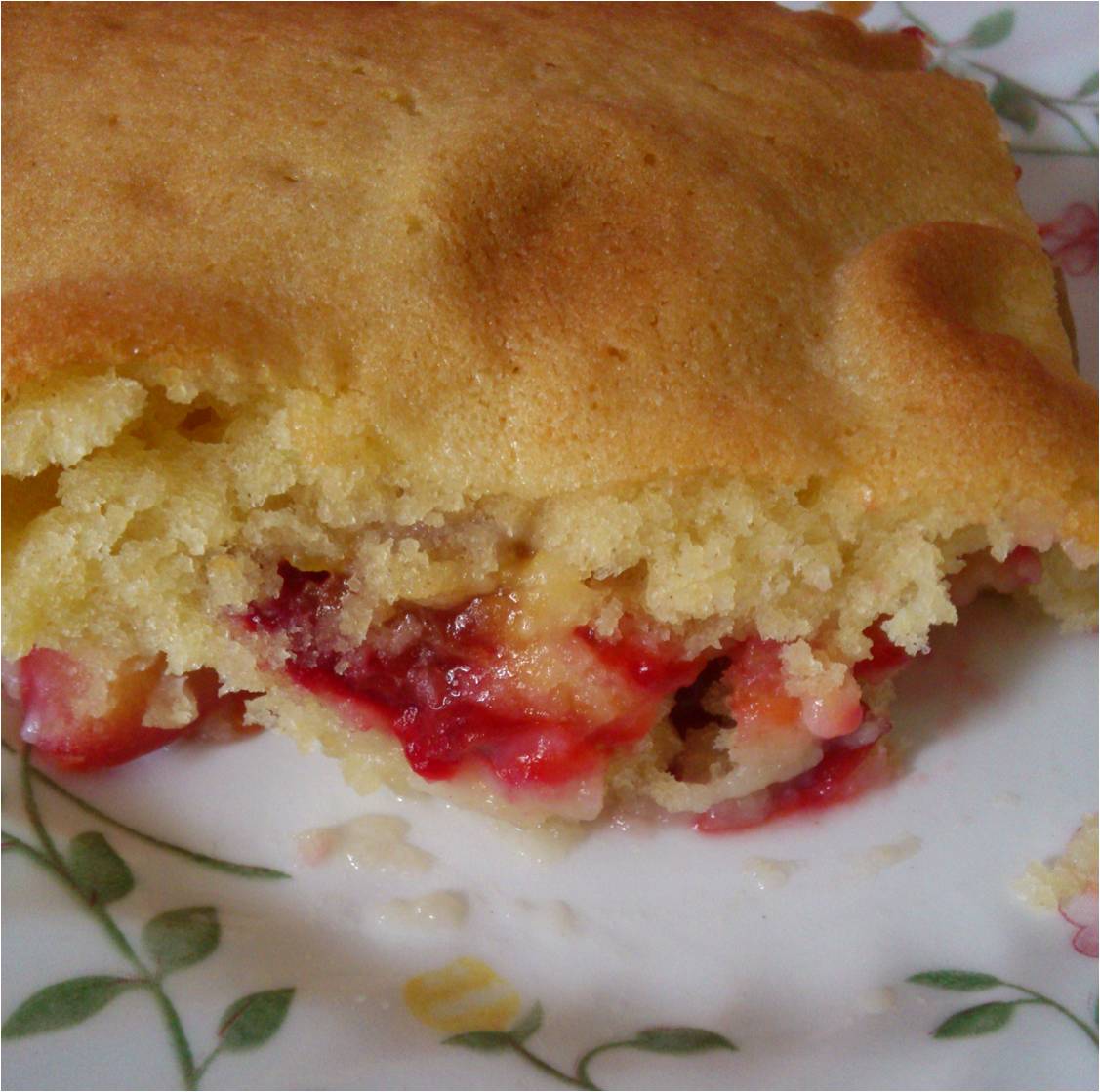 Plum and Pear Sponge Pudding Utterly Scrummy Food For Families