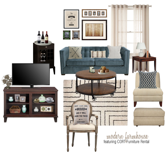 Decorating with CORT: 1 Room, 3 Ways