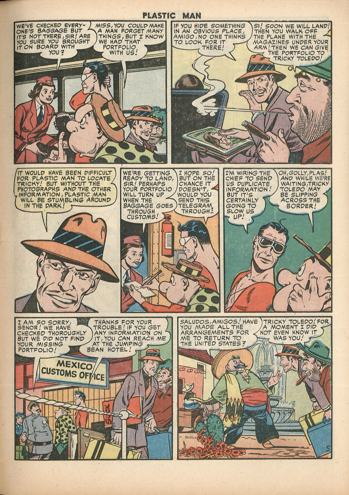 Read online Plastic Man (1943) comic -  Issue #29 - 7