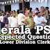 Kerala PSC Model Questions for LD Clerk - 34