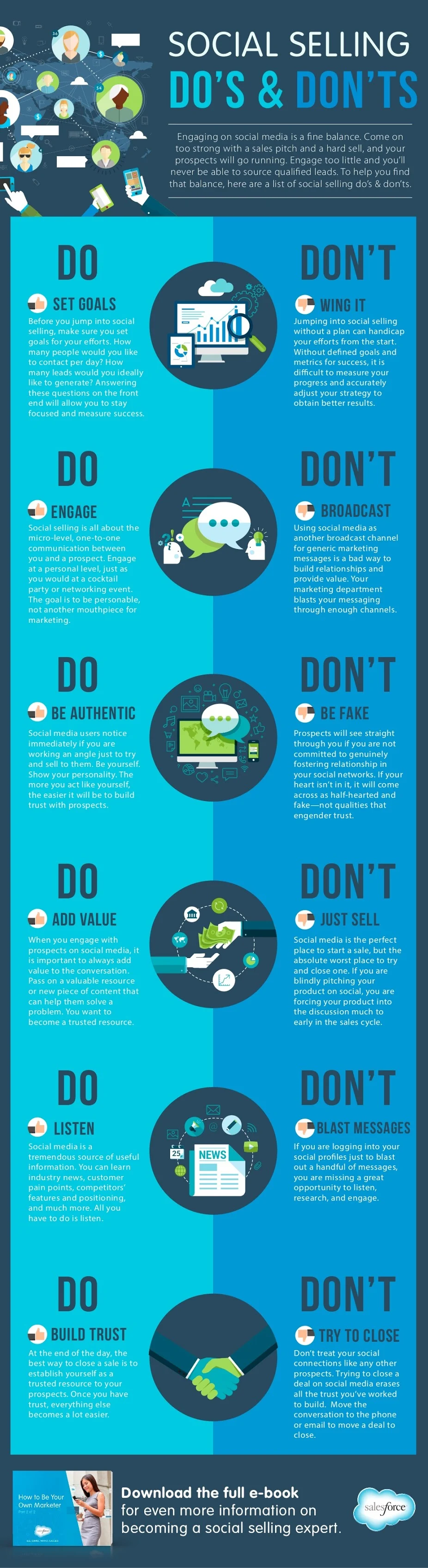 Social Selling: Do's And Don'ts - #infographic