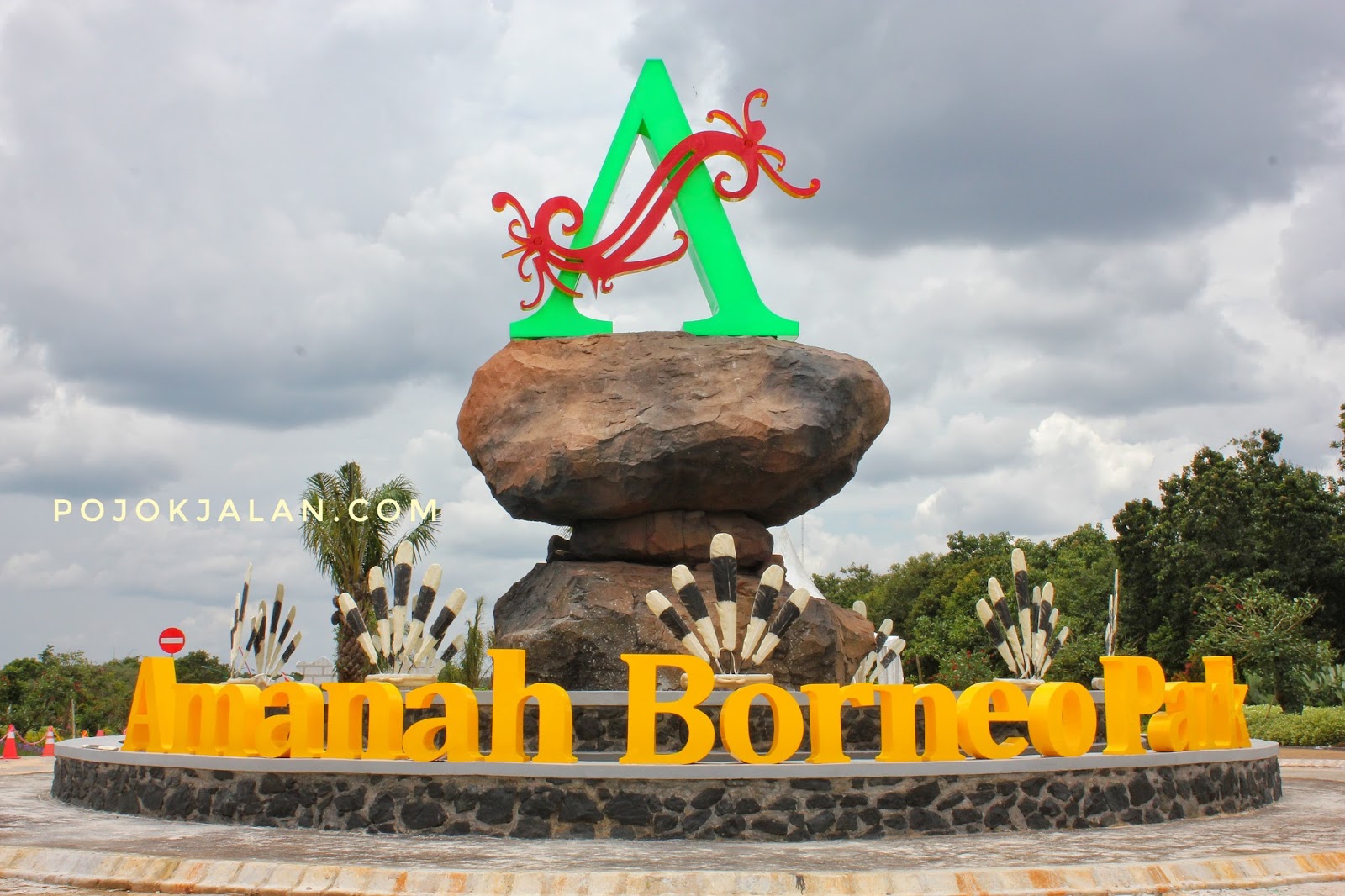 Pojok Jalan Amanah Borneo Park Tempat Wisata Edukasi Dan