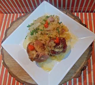 Ciolan afumat cu varza dulce