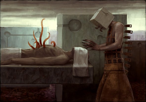 As sombrias e surreais ilustrações com toques de terror de Daniil Kozlovsky Daniil Kozlovsky artstation ilustrações fantasia arte conceitual terror surreal sombrio infernal
