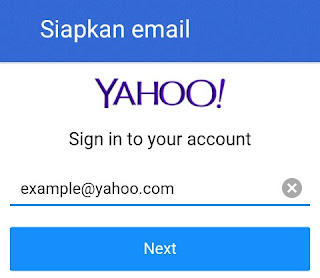 masuk ke akun YahooMail