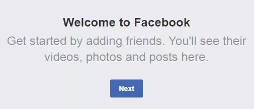Welcome to Facebook Get Started by adding friends glitch Welcome to Facebook Get Started by adding friends glitch