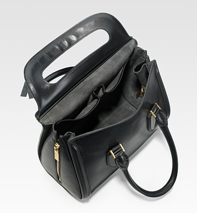 Celebrate Handbags: Alexander McQueen Heroine Small Top Handle Satchel
