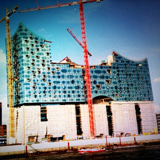 Elbphilharmonie Hamburg Photo einer Baustelle