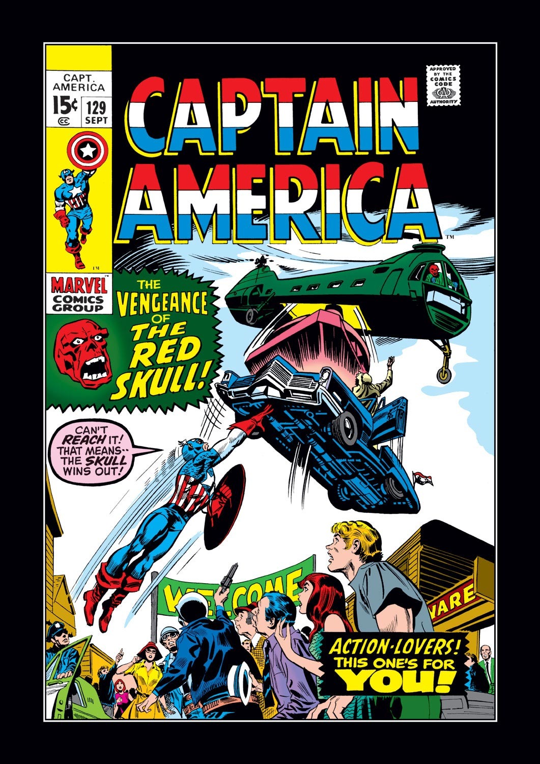 Read online Captain America (1968) comic - Issue #129 - 1
