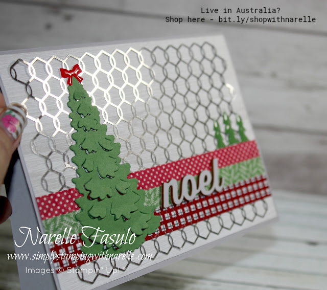 Don't like stamping? Then how about making a card like this. Not a stamp in site. Get all your crafting supplies here - http://bit.ly/shopwithnarelle