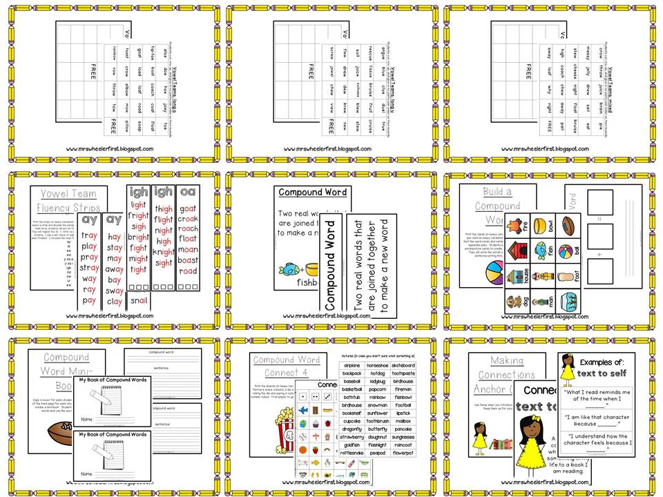 Mrs. Wheeler's First Grade Tidbits: Guided Reading: Levels E and F