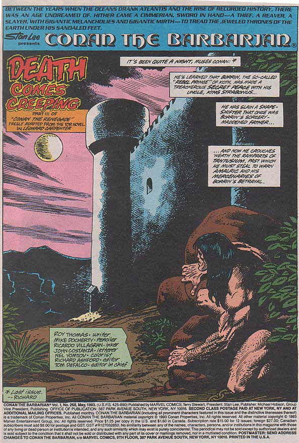 Conan the Barbarian (1970) Issue #268 #280 - English 2