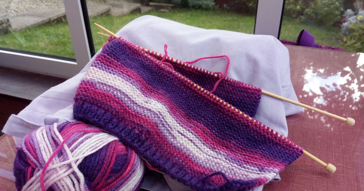 The green life Lesson 96. Knit row, purl row