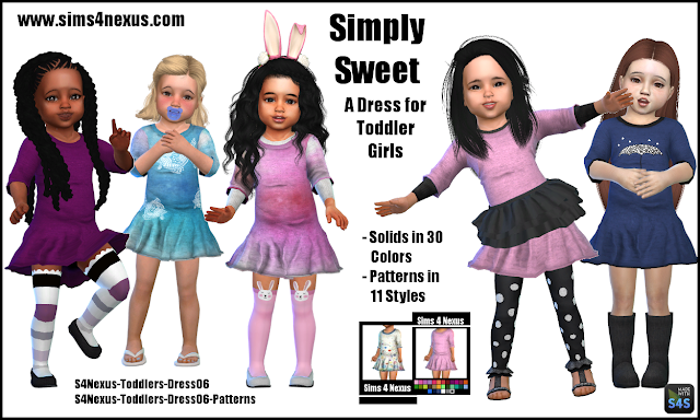 Sims 4 CC's - The Best: Toddler Clothing & Shoes & Poses by Sims4Nexus
