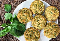 SPINACH CORN MUFFINS