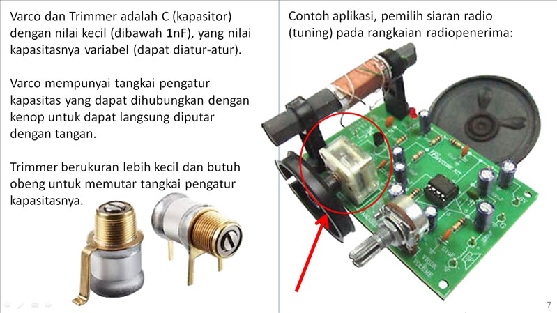 NIGURU com Varco Dan Trimmer Kapasitor Kondensator NIGURU com Varco Dan Trimmer Kapasitor Kondensator