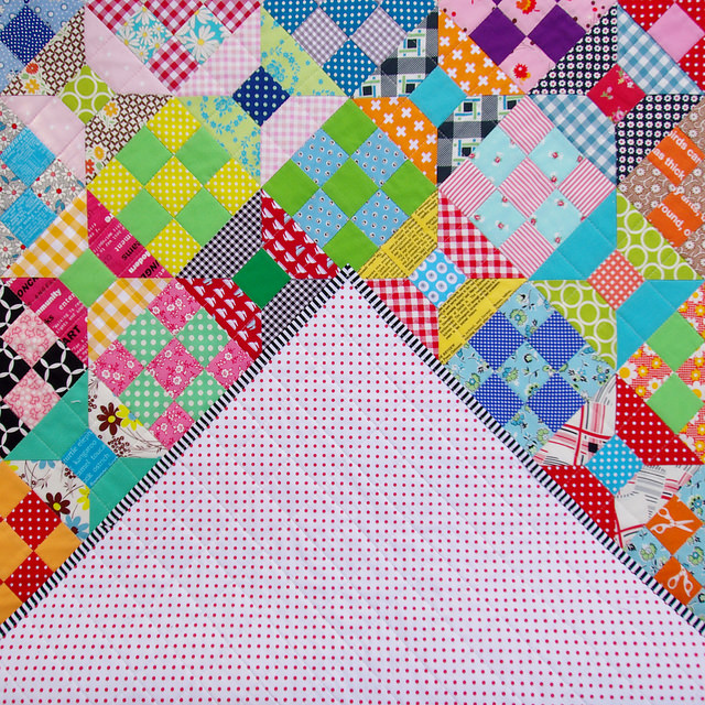 Spools and Nine Patch Quilt | Red Pepper Quilts