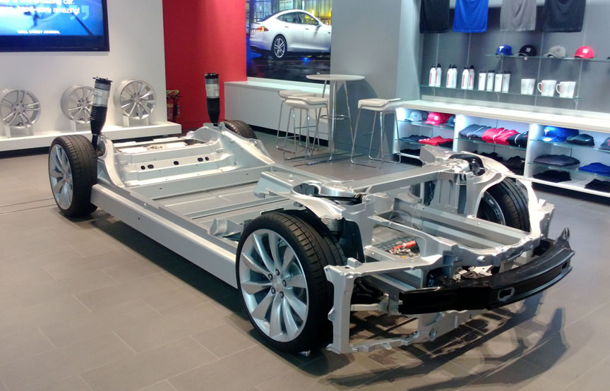 Krug S Studio Tesla Model I Ve Seen The Future And It Already The Tesla Frame And Simple Surrounding Showroom