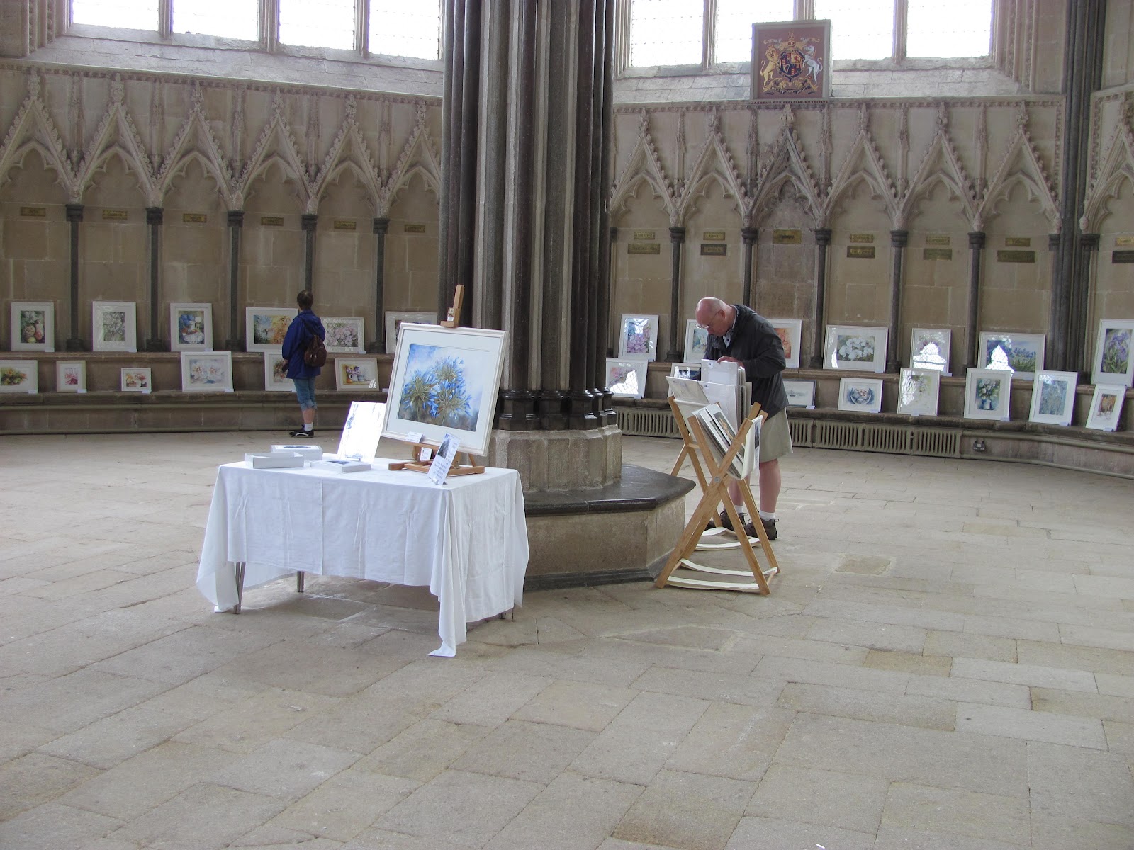 The Watercolour Log Yvonne Harry Exhibition Wells Cathedral