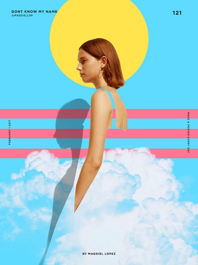 Magdiel Lopez, "Dont Know my Name" | photo poster ejemplo sincretismo digital, cool, imagenes femeninas , creativas