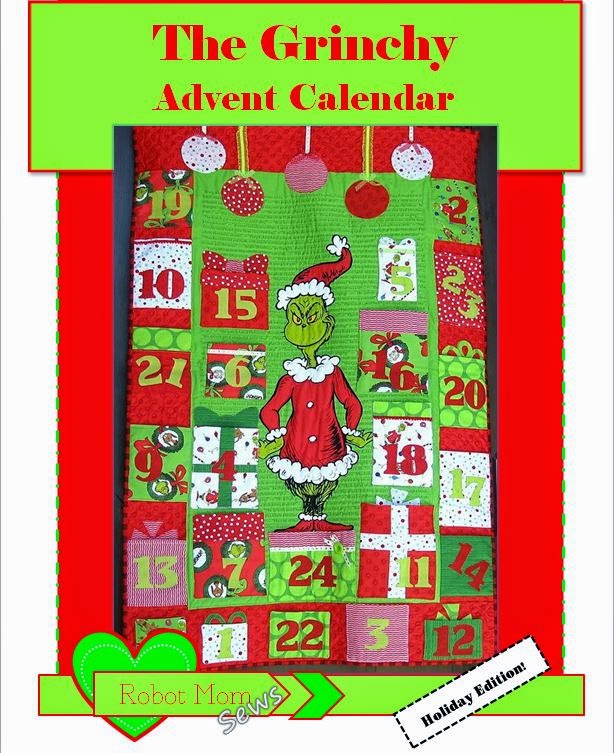 Robot Mom Sews The Grinchy Advent Calendar