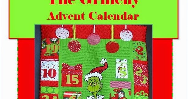 Robot Mom Sews: The Grinchy Advent Calendar