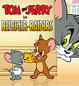 Tom and Jerry Refriger Raiders Game