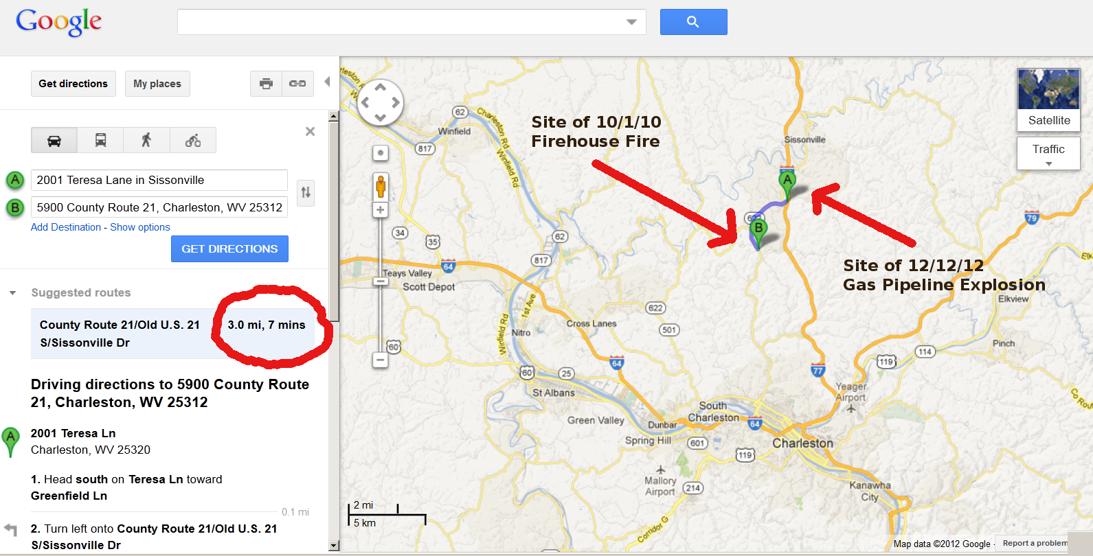 BillHustonBlog Was the Sissonville Fire Station destroyed because of a