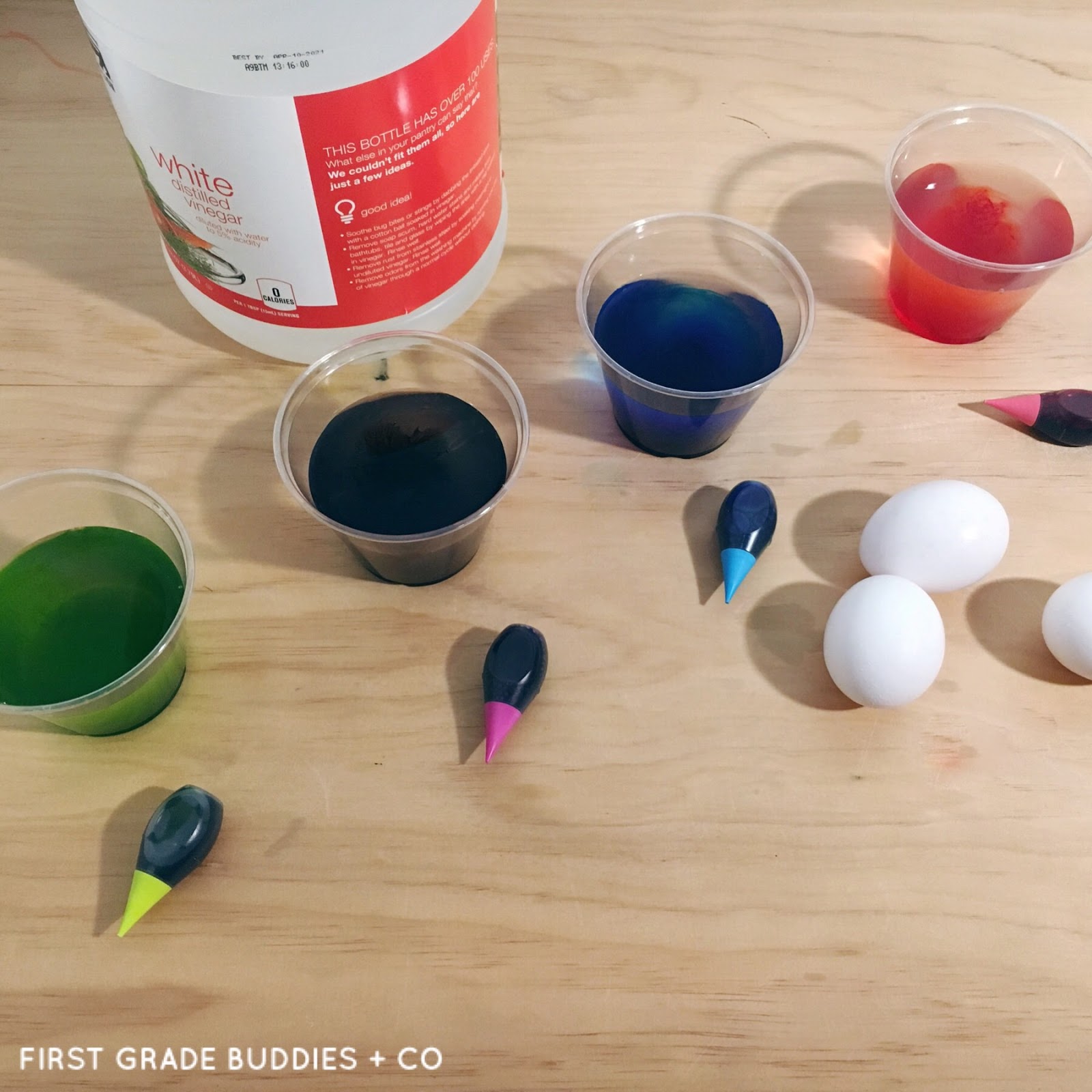 Simple Science Colored Rubber Eggs First Grade Buddies