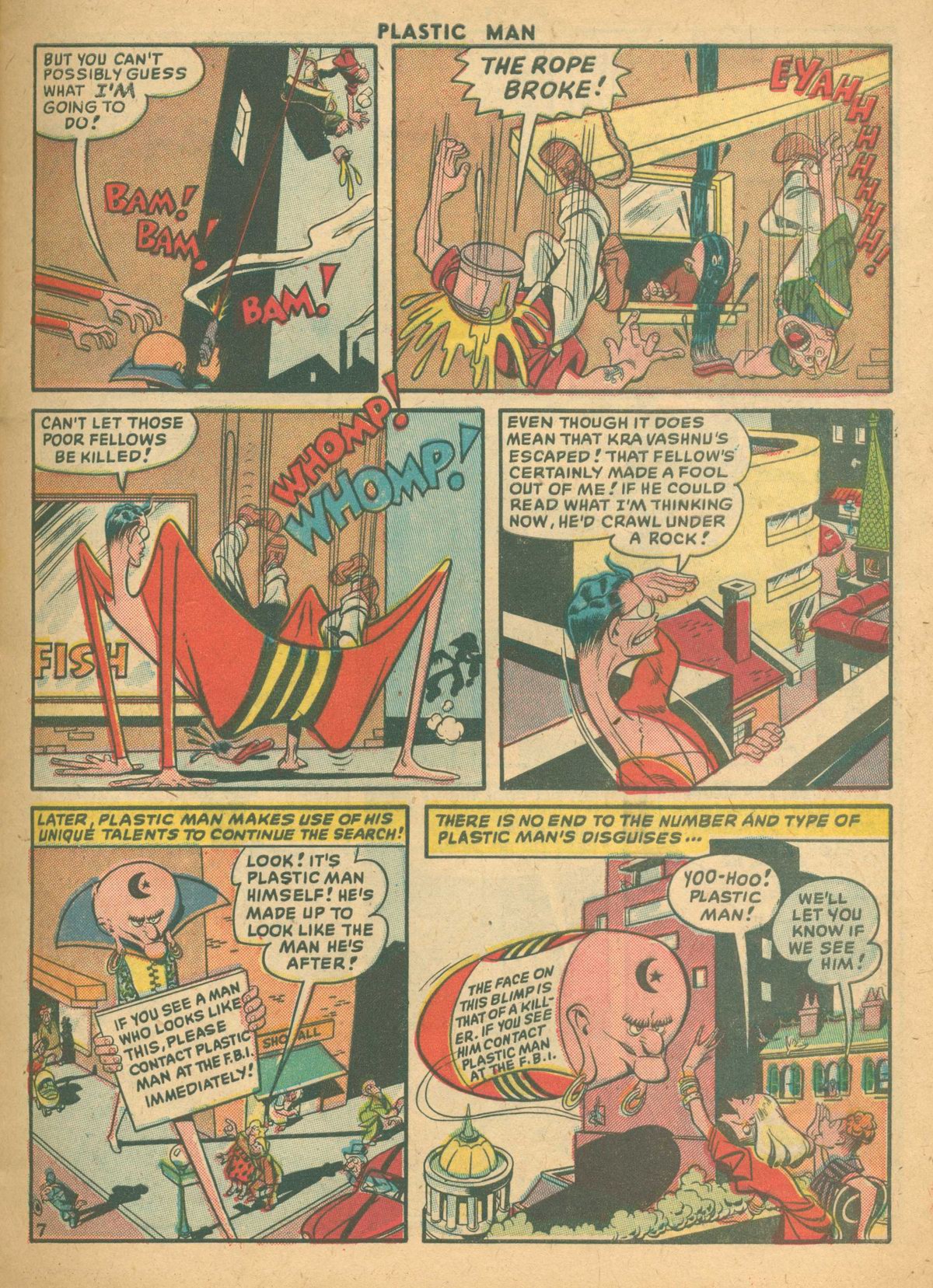 Read online Plastic Man (1943) comic -  Issue #21 - 9