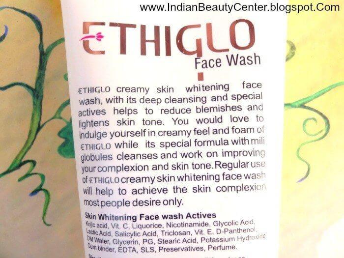Ethiglo Face Wash Review, Skin Whitening Facial Foam
